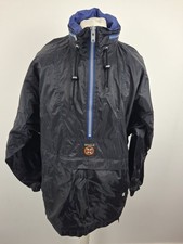 K Way World Trotters Windbreaker Rain Jacket Smock Anorak Black Xl 60 Chest