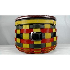 Longaberger Treats Basket Set Elf Belly New Protector Liner Lid