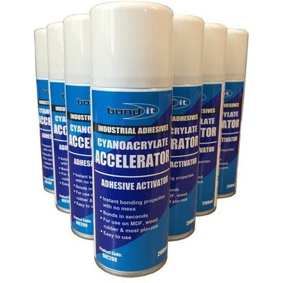 Ultimate 4er Pack Cyanacrylat Klebstoff Aktivator - 200ml für schwierige Oberflächen