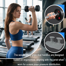 Workout Grips,Double-Sided Anti-Slip Gym Grip,Weight Lifting Silicone Fingerl...