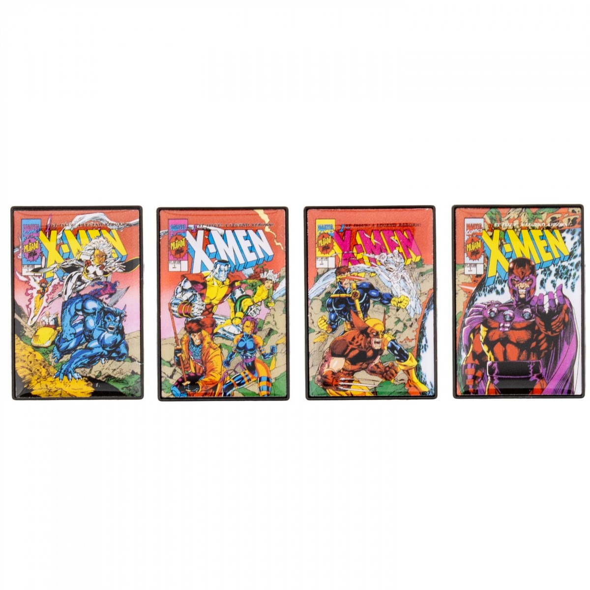 え*み様 16 Year Old 1990 Vintage Limited Ed X-Men #1 Cover Variants by Jim Lee Collectors Edition Set of 4