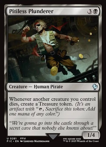 Pitiless Plunderer 281 U Normal FIC MTG NM