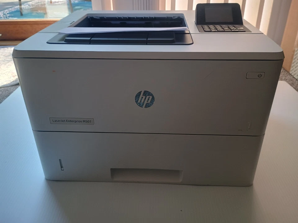 HP LaserJet Enterprise M507 - 120V - Printer Office - Image 4 of 4