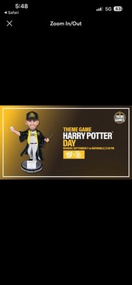 San Diego Padres Harry Potter Joe Musgrove Bobblehead 9/7/ 2026 Theme, 100% eBay