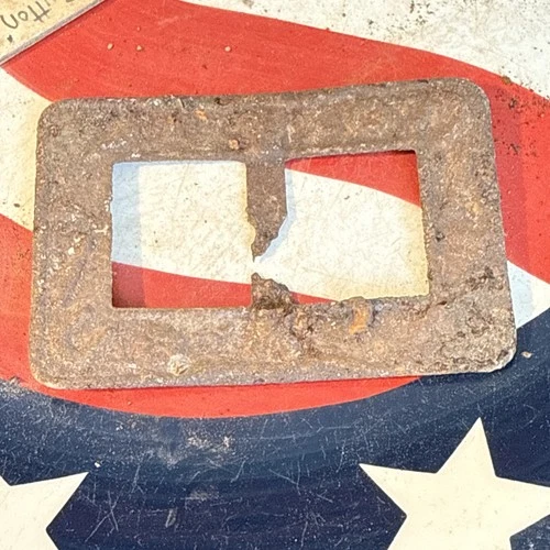 Dug Civil War  💥 🇺🇸 💣  Confederate Camp Iron Sash Buckle Wilson