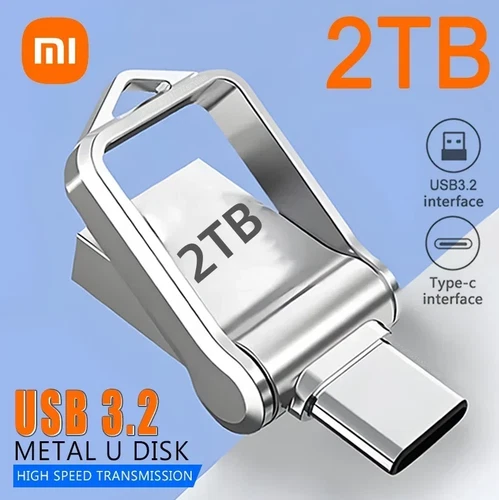 Chiavetta Xiaomi 2TB Dual Use, USB Type-C per PC e Smartphone