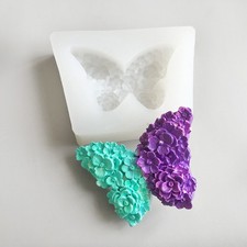 Butterfly Silicone Molds Butterfly Gypsum Concrete Mould DIY Aromatherapy Mold~R