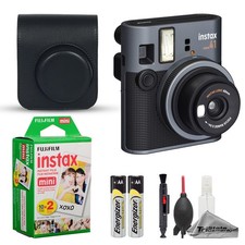 Fujifilm Instax Mini 41 Camera Black w/ Case, 20 Film Cleaning Kit