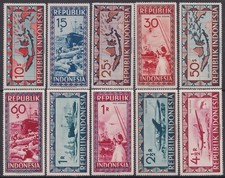 Indonesia, 1949, local, Failure of the Dutch Blockade - REPUBLIK, Vienna print