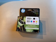 4-PACK HP 950XL BLACK  951 COLOR INK OFFICEJET PRO 8100 EXPIRES JAN 2027