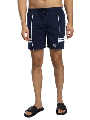 Sergio Tacchini Pour des hommes Short de bain Romolo, Bleu - Photo 1/4