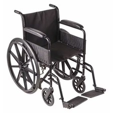 Dmi Wheelchair,250 lb,18 In Seat,Silver 503-0658-0200 Dmi 503-0658-0200