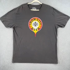 Iron City Beer Shirt MENS 2XL Gray Pittsburgh Brewing Graphic Tee