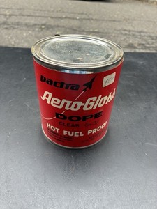 NOS Quart Pactra Aerogloss Clear Dope For RC Balsa Model Airplane Kit