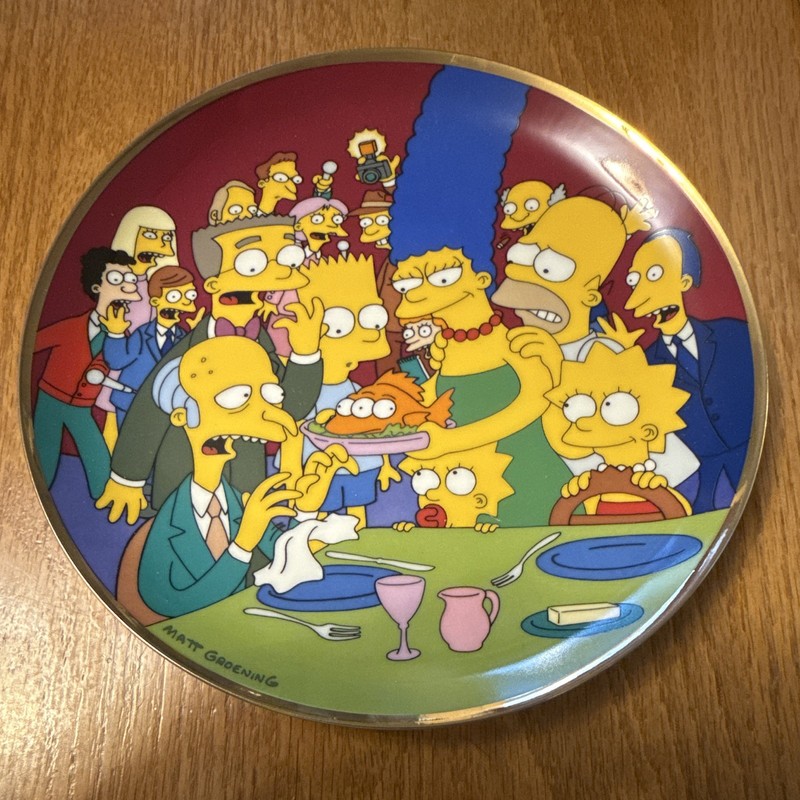 The Simpsons "Three-Eyed Fish" Limited Edition Fine Porcelain Plate