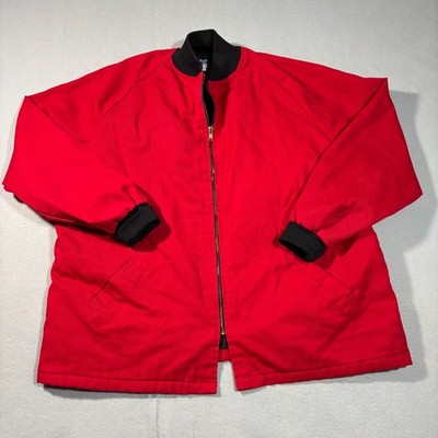 Vintage Disney MOM Studios Catering Co. Black & Red Crew Jacket/ Workwear Sz XL