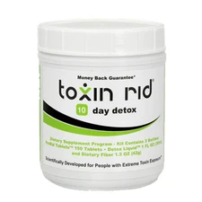 Toxin Rid - 10 Day Detox Kit - Natural Ingredients - Vegan - From Manufacture