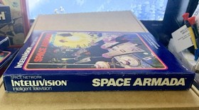 INTELLIVISION 2 CIB GAME LOT SPACE ARMADA /ASTROSMASH CLEANED & TESTED #1