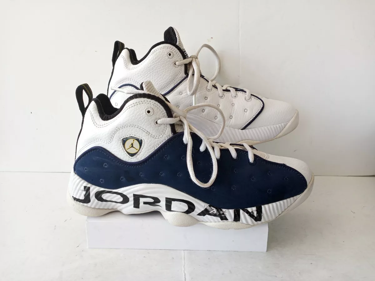 Jordan Jumpman Team Jordan Midnight Navy White Sneakers 819175 417 US 8M