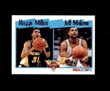 REGGIE MILLER INDIANA PACERS HOOPS BASKETBALL CARD 1991-92 LEAGUE LEADERS #308