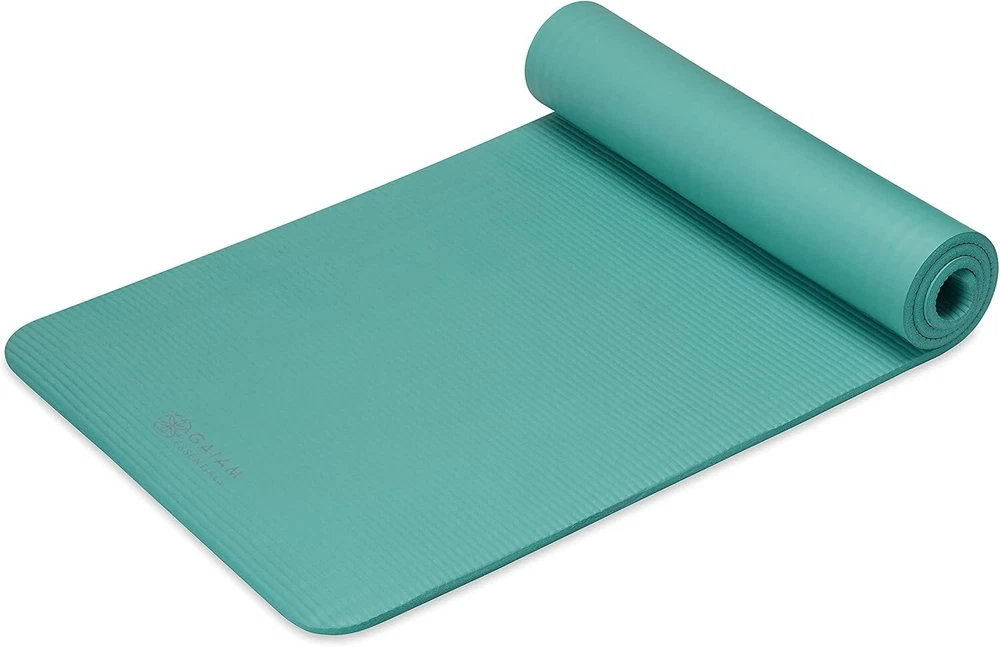 Premium Yoga Mat with Easy-Cinch Carrier Strap for Fitness and Exercise