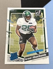 2023 Panini Donruss #379 Israel Abanikanda Rated Rookie New York Jets RC