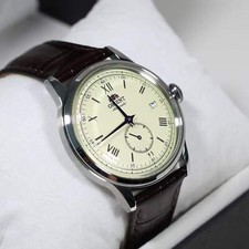Orient Classic 38mm Champagne Dial Seconds Ha...