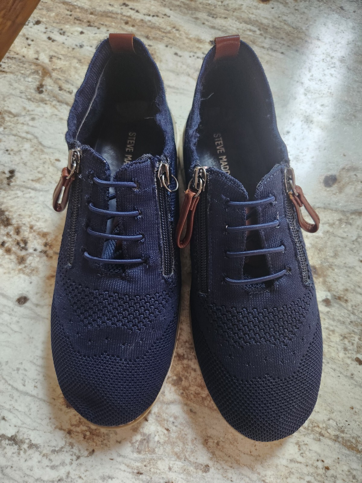 SAOLA Scarpe in rete Steve Madden Amarkk da ragazzo con cerniera taglia 6 W