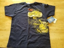 T-SHIRT BOY SIZE 7X COTTON DARK BLUE COLOR