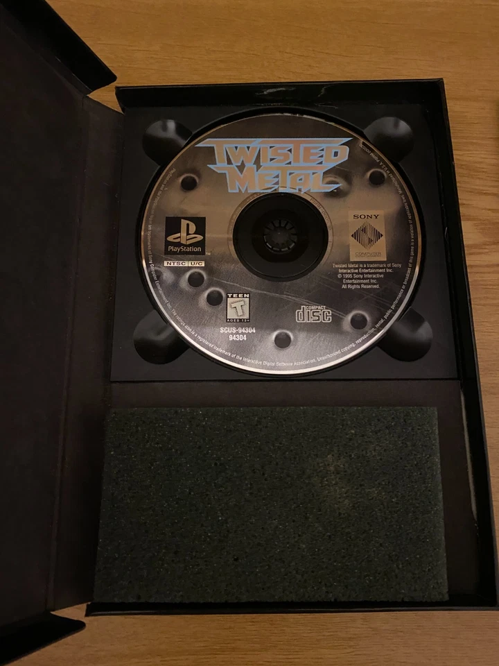 Twisted Metal Cardboard Longbox (1995) PlayStation 1 PS1 Big Box NTSC U/C CIB - Image 2 of 4