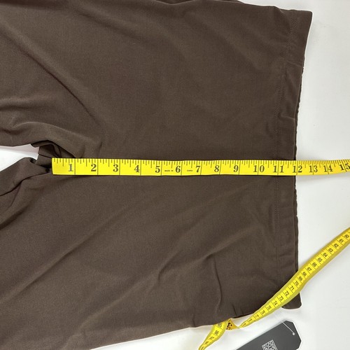 Clara Sun Woo Pants Womens Medium Brown Pull On Straight Leg Career Stretch NWT - Picture 10 of 13