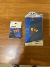 Lot of 2 Lenovo Olympic Pins 2008 NEW