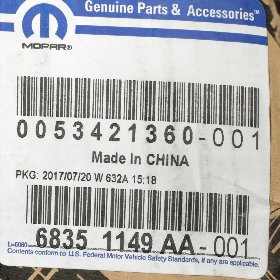 2017-2020 JEEP COMPASS FRONT STEERING OUTER TIE ROD END GENUINE MOPAR 68351149AA - Image 4 of 4