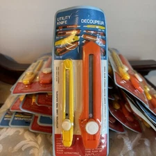 6 - VNTG Fully Retractable Utility Knife -  Set Of 2 In Each Package - HONG KONG