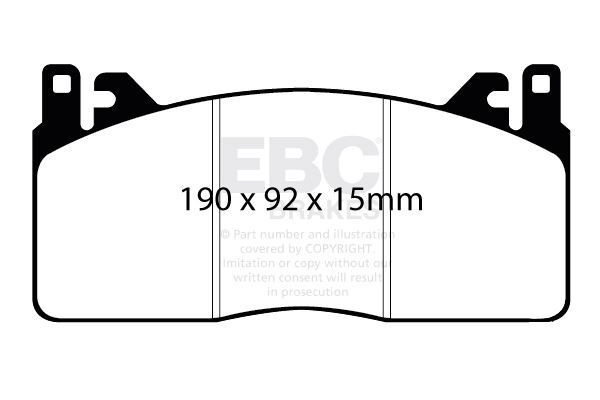 EBC DP83055RP1 Track & Race Brake Pad Set