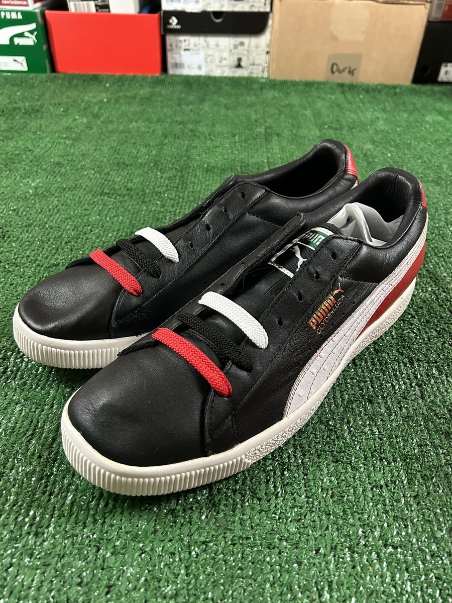 RARE PUMA LUDACRIS CLYDE BLACK WHITE CHINESE RED DTP SZ 13 344018-02