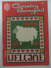 Vintage Lot COUNTRY BARNYARD Cross Stitch Pattern Booklet Leaflet Gloria  Pat
