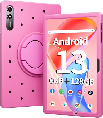 SGIN Tablet 10,51 Zoll Android 13 Tablet PC 6GB RAM 128GB Speicher - PINK