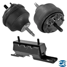 Hyd Front RH, LH Eng Mounts & Rear Trans Mount 3PCS For Buick Rainier 07-04 4.2L