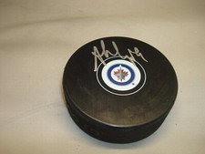 Andrew Copp Signed Winnipeg Jets Hockey Puck Autographed 1A