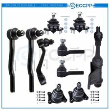 10x For 1986-1994 1995 Toyota Pickup Front Pitman Idler Arm Ball Joints Tie Rods