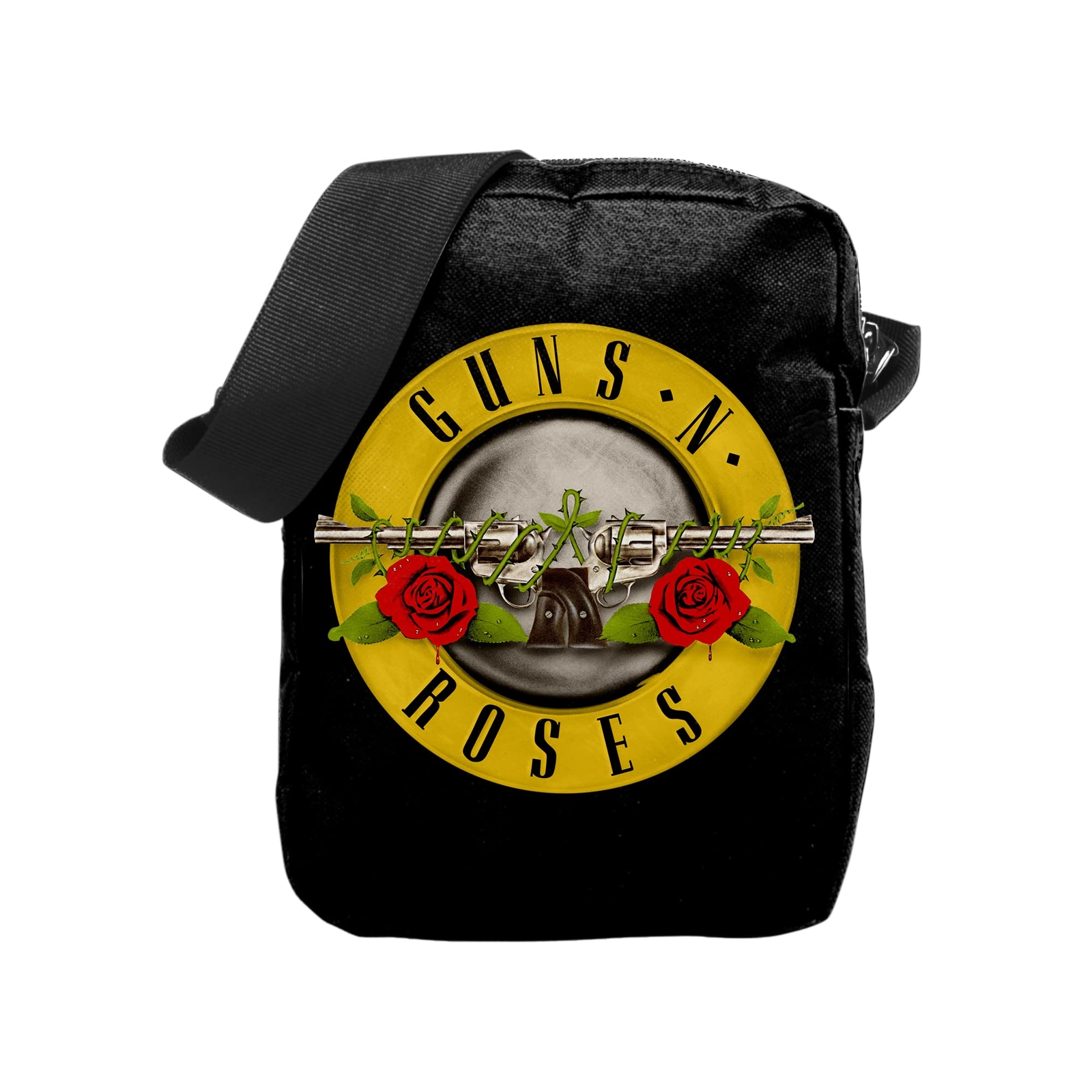 Rocksax Crossbody Bag Guns N' Roses Roses Logo Messenger Bag 21cm x 16cm x 5.5cm
