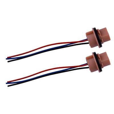 2 x Front Turn Signal Light Lamp Socket Bulb Pigtail Harness 2 x Front Turn Signal Light Lamp Socket Bulb Pigtail Harness