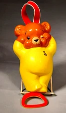 Vintage Fisher Price Teddy Bear Music Box Lullaby Musical Crib Toy '81 Excellent