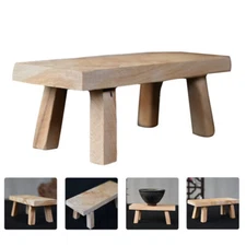 Table Top Decor Display Rack Small Bench Decoration Outdoor Studio Office