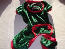 SANTA'S LIL' HELPER Dog Pajamas XS Pjs new pet Christmas Xsmall Holiday cat pup