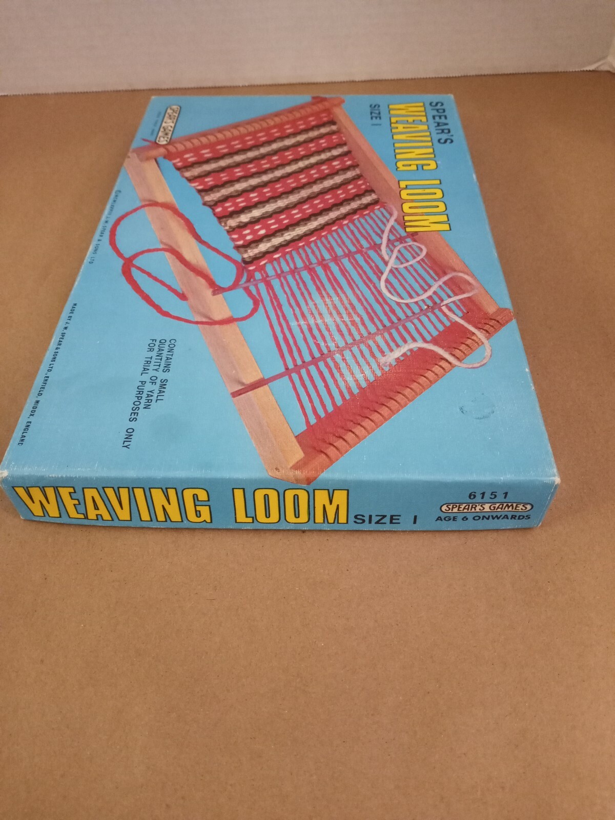 Vintage 1978 Spear's Weaving Loom Size 1 No 6151 Spears Games eBay
