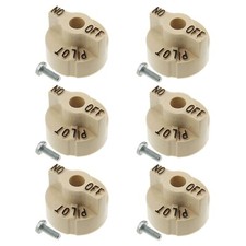 6 x ROBERTSHAW U7000 FRYER GAS VALVE CONTROL PILOT KNOB HENNY PENNY PITCO FALCON