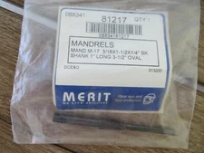 Merit 08834181217 M-17 Threaded Cartridge Roll Mandrel 81217