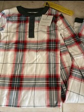 Hearth  Hand Holiday 2pc Kids Christmas Pajamas Set, Red Green pajama Size 6